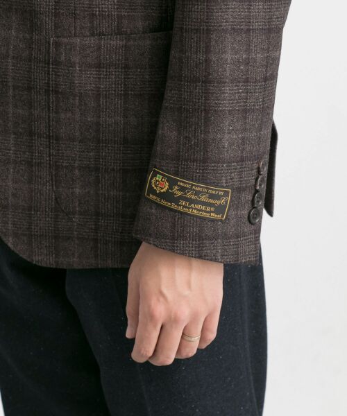 J.PRESS ロロピアーナ生地　チェック柄　テーラードジャケット 楽天市場】Loro Piana ロロ ピアーナ テーラードジャケット