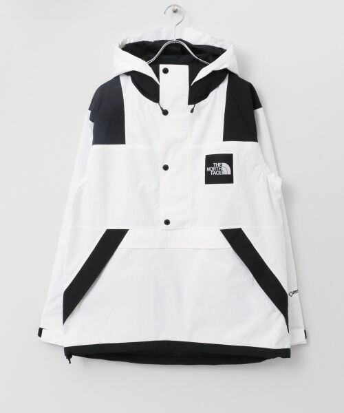 ノースフェイスRAGE GTX SHELL PULLOVER M ホワイト　美品 THE NORTH FACE RAGE GTX SHELL PULLOVER （ナイロンジャケット