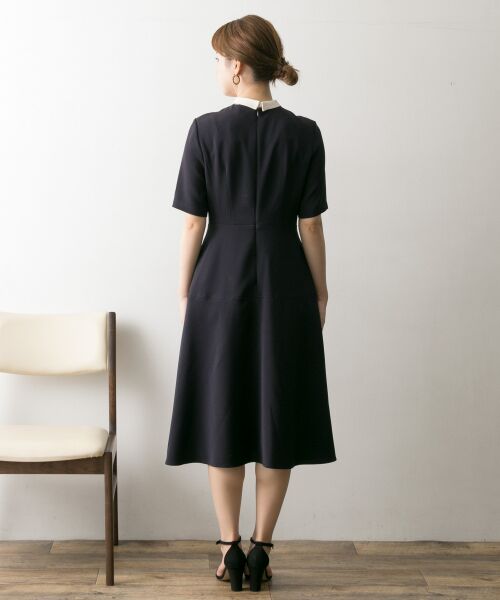 【新品】CELFORD 襟付き七分袖ワンピース/38 CELFORD（セルフォード）の「CELFORD 襟付きワンピース（）」 - WEAR