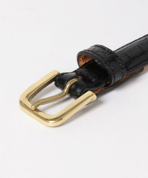 セール】 Scye Press Croco Dress Belt （ベルト・サスペンダー