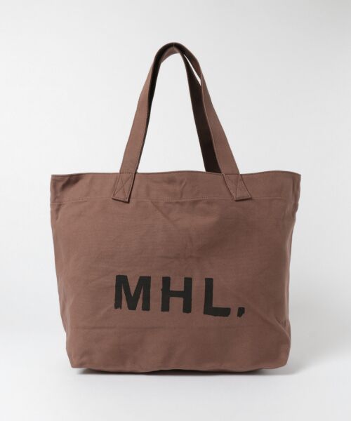 【新品】MHL. マーガレット・ハウエル　キャンバストートバッグ ブラウン MHL. HEAVY COTTON CANVAS BAG （トートバッグ）｜＊＊URBAN