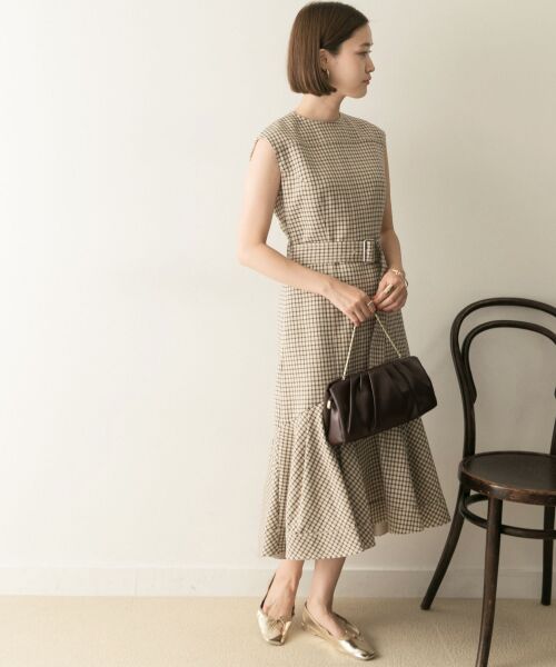 セール】 CELFORD ステッチフィッシュテールワンピース