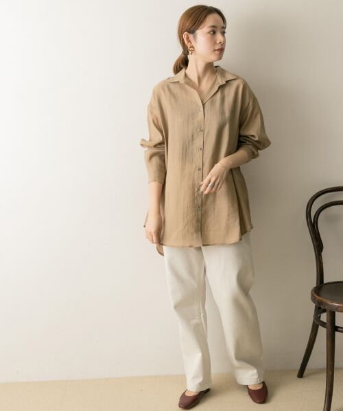OVER DEFORMATION BLOUSE argue アーギュ　シャツ ARGUE