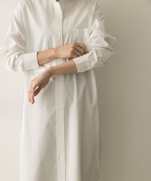 セール】 YLEVE HIGHCOUNT COTTONSTRIPE ONE-PIECE （ワンピース