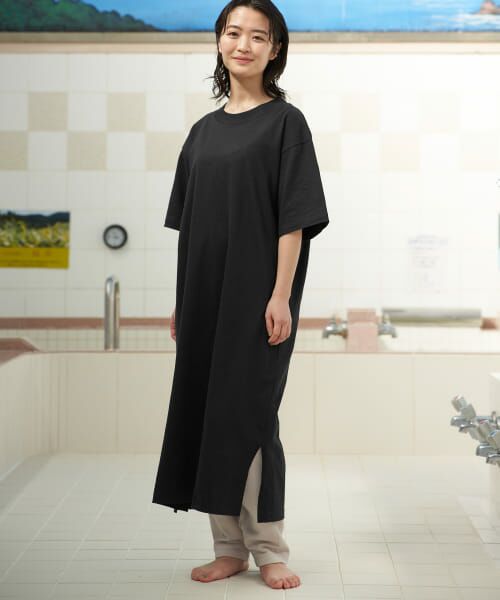 ＊＊URBAN RESEARCH / アーバンリサーチ ワンピース | URBAN SENTO×HAAG　ONE PIECE（BLACK）