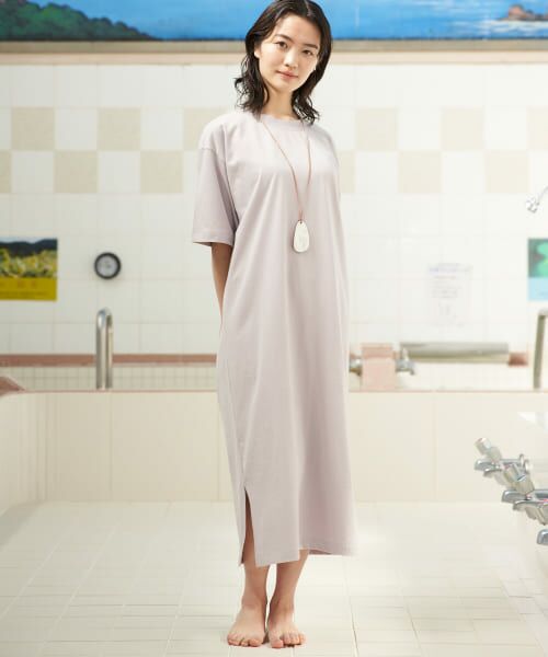 ＊＊URBAN RESEARCH / アーバンリサーチ ワンピース | URBAN SENTO×HAAG　ONE PIECE（LIGHTGRAY）