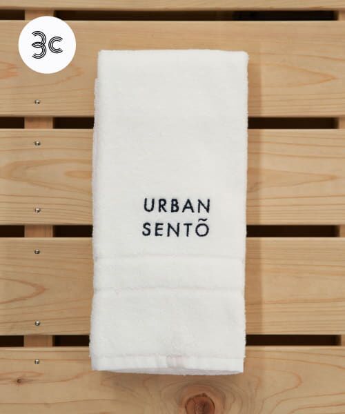 ＊＊URBAN RESEARCH / アーバンリサーチ タオル | URBAN SENTO×IKEUCHI ORGANIC　オーガニック120フェイスタオル（ホワイト）
