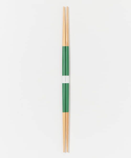 ＊＊URBAN RESEARCH / アーバンリサーチ キッチンツール | ヤマチク　白竹三角両研取箸（グリーン）