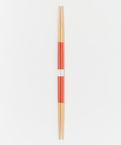 ＊＊URBAN RESEARCH / アーバンリサーチ キッチンツール | ヤマチク　白竹三角両研取箸（オレンジ）
