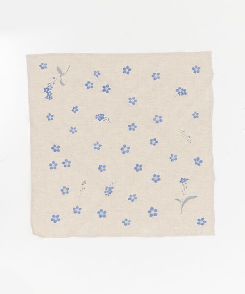 ＊＊URBAN RESEARCH / アーバンリサーチ タオル | はるかぜ染色工房　大判ハンカチ（勿忘草）