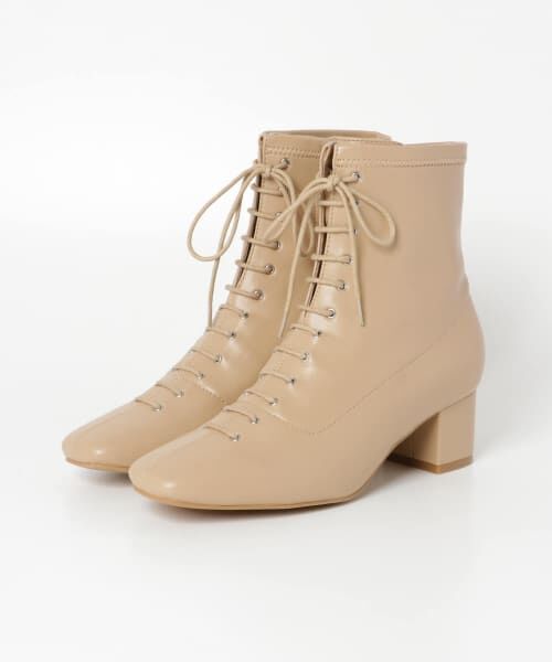 ＊＊URBAN RESEARCH / アーバンリサーチ ブーツ（ショート丈） | レースアップブーツ（BEIGE）