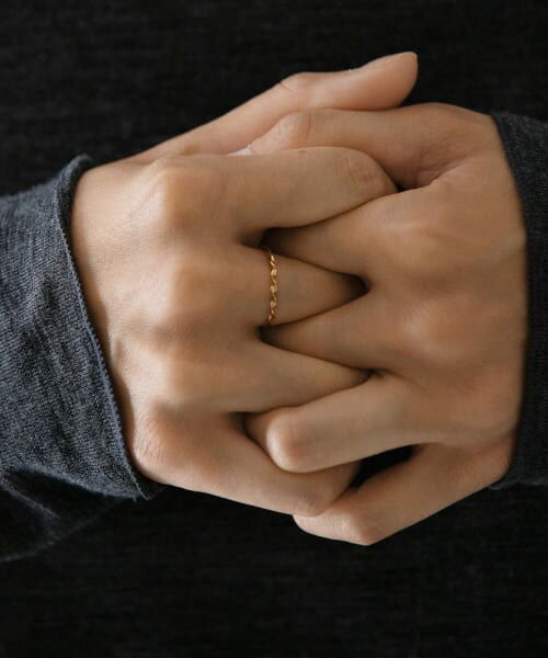 ＊＊URBAN RESEARCH / アーバンリサーチ リング | ff by decor urban research　ツイストリング（GOLD）