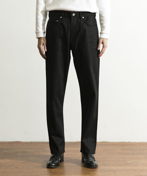 ＊＊URBAN RESEARCH / アーバンリサーチ デニムパンツ | 『ユニセックス』スーピマ DENIM パンツスリム #RAMONE　by SHIOTA（BLACK）