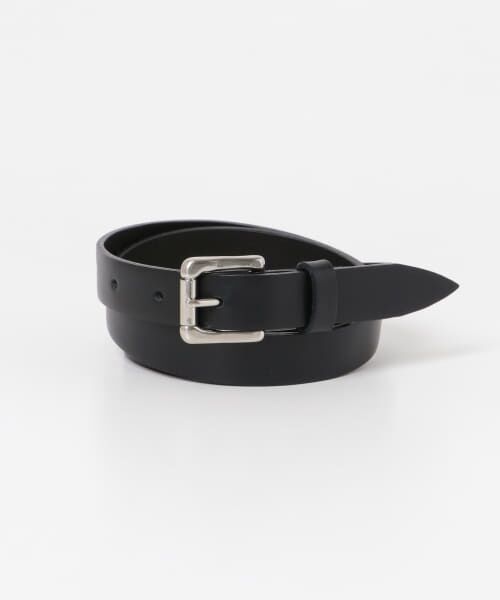 ＊＊URBAN RESEARCH / アーバンリサーチ ベルト・サスペンダー | Scye　Smooth Leather Belt（Black）