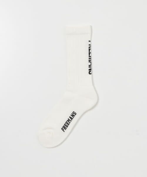 ＊＊URBAN RESEARCH / アーバンリサーチ ソックス | FREEMANS SPORTING CLUB　BARBER SOX（WHT）