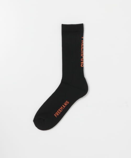 ＊＊URBAN RESEARCH / アーバンリサーチ ソックス | FREEMANS SPORTING CLUB　BARBER SOX（BLK/ORG）