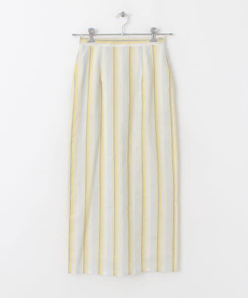 ＊＊URBAN RESEARCH / アーバンリサーチ スカート | カラーストライプIラインスカート（YELLOW）