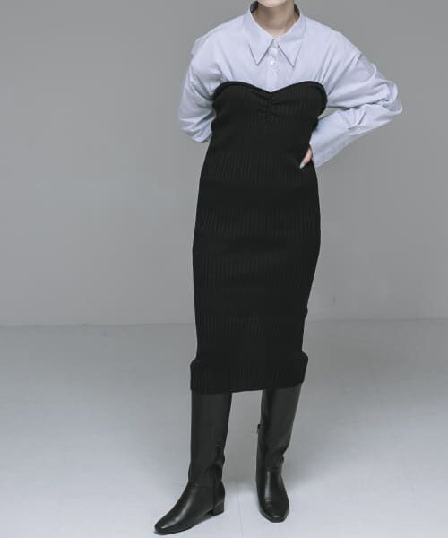 ＊＊URBAN RESEARCH / アーバンリサーチ ワンピース | ambiguous　2way Onepiece（Black）