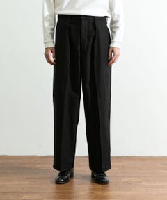 『ユニセックス』バックサテンUTILITY TROUSERS by SHIOTA
