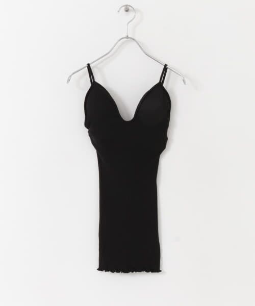 ＊＊URBAN RESEARCH / アーバンリサーチ キャミソール・チューブトップ | HAKUJI　Supima silk bra camisole（Black）