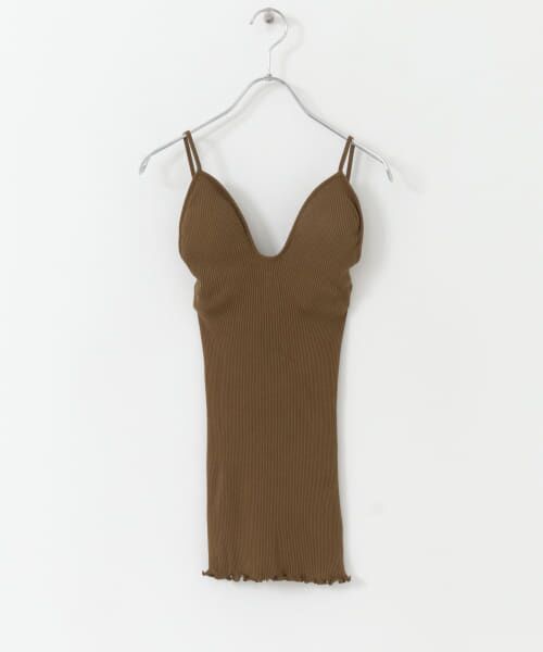 ＊＊URBAN RESEARCH / アーバンリサーチ キャミソール・チューブトップ | HAKUJI　Supima silk bra camisole（Ocher）