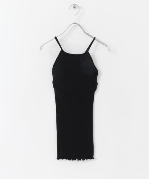 ＊＊URBAN RESEARCH / アーバンリサーチ キャミソール・チューブトップ | HAKUJI　Wool rib bra camisole（Black）
