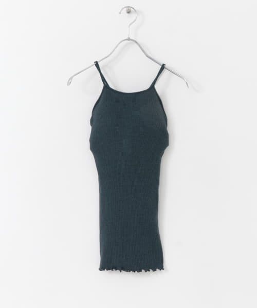 ＊＊URBAN RESEARCH / アーバンリサーチ キャミソール・チューブトップ | HAKUJI　Wool rib bra camisole（Navy）