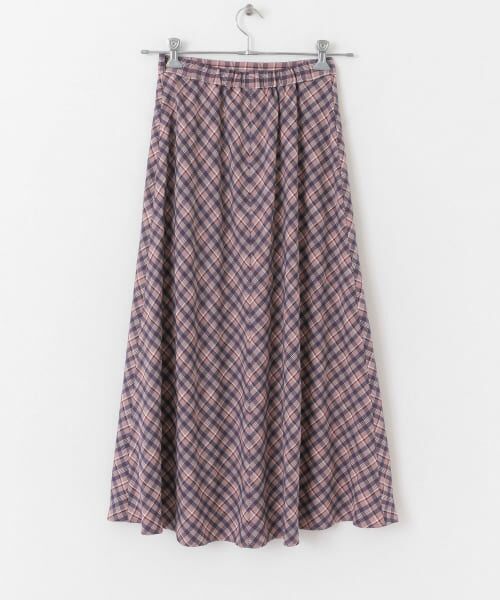セール】 バイアスチェックフレアスカート （スカート
