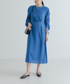 LA MAISON　ギャザースリーブワンピース