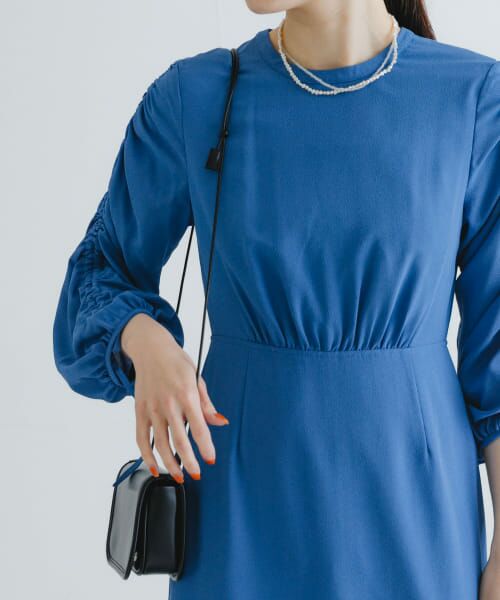 URBAN RESEARCH  COUTURE MAISON ワンピース セール】 LA MAISON ギャザースリーブワンピース （ドレス