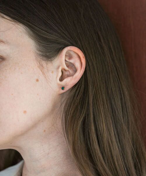 ＊＊URBAN RESEARCH / アーバンリサーチ ピアス・イヤリング | ff by decor urban research　ストーンピアス（グリーンオニキス）