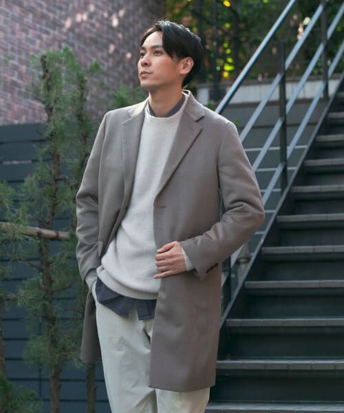 ＊＊URBAN RESEARCH / アーバンリサーチ その他アウター | CHESTER COAT SUPER120（TAUPE）