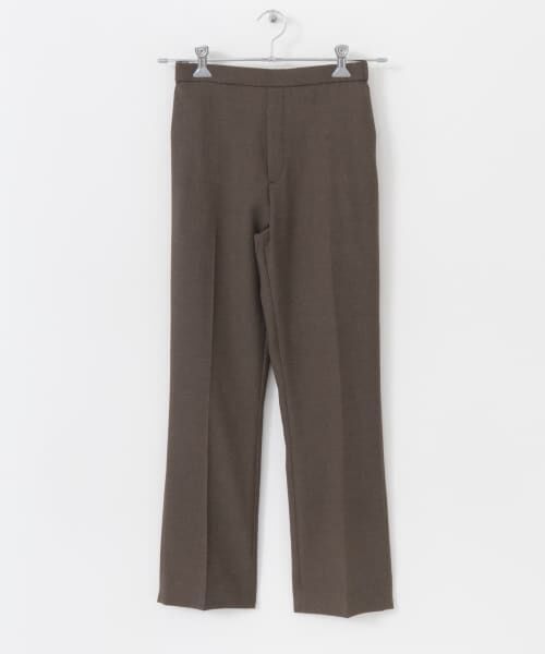 ＊＊URBAN RESEARCH / アーバンリサーチ その他パンツ | ウールライクセミフレアイージーパンツ（BROWN）