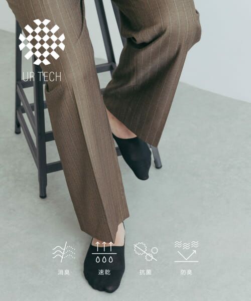 ＊＊URBAN RESEARCH / アーバンリサーチ ソックス | 『UR TECH』薄手カバーソックス（BLACK）