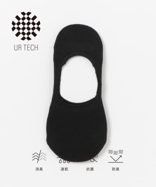 ＊＊URBAN RESEARCH / アーバンリサーチ ソックス | 『UR TECH』厚手カバーソックス（BLACK）