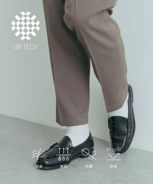 ＊＊URBAN RESEARCH / アーバンリサーチ ソックス | 『UR TECH』リブソックス（WHITE）