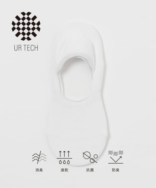 ＊＊URBAN RESEARCH / アーバンリサーチ ソックス | 『UR TECH』カバーソックス（WHITE）