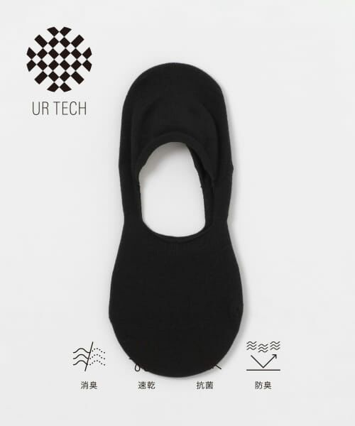 ＊＊URBAN RESEARCH / アーバンリサーチ ソックス | 『UR TECH』カバーソックス（BLACK）