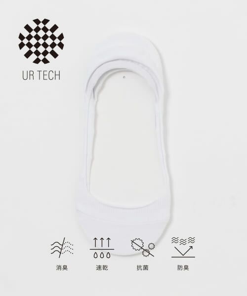 ＊＊URBAN RESEARCH / アーバンリサーチ ソックス | 『UR TECH』ショートカバーソックス（WHITE）