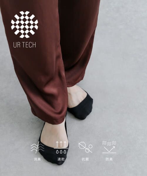 ＊＊URBAN RESEARCH / アーバンリサーチ ソックス | 『UR TECH』ショートカバーソックス（BLACK）