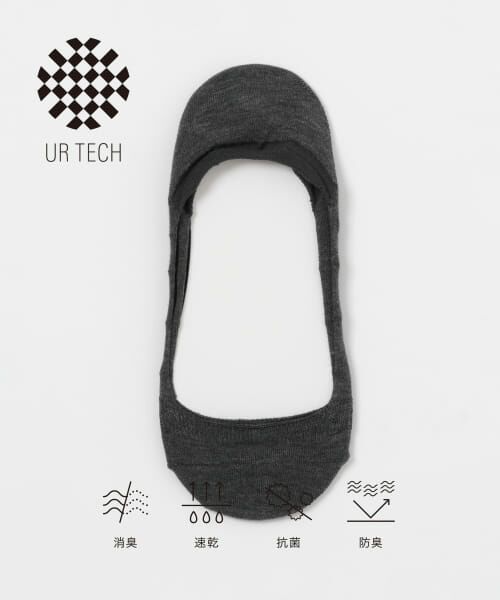 ＊＊URBAN RESEARCH / アーバンリサーチ ソックス | 『UR TECH』ショートカバーソックス（CHARCOAL）
