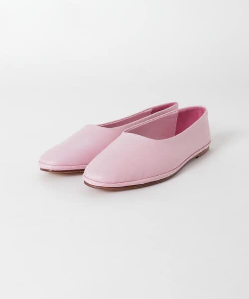 ＊＊URBAN RESEARCH / アーバンリサーチ パンプス | 『一部別注カラー』WANDERUNG　Flat Leather Shoes（別注PINK）