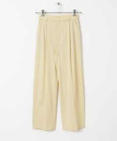 ハイウエストタックワイドパンツ