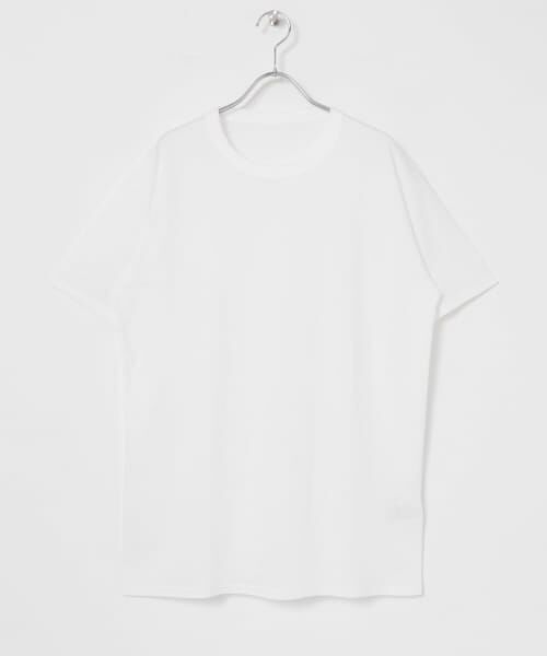 ＊＊URBAN RESEARCH / アーバンリサーチ Tシャツ | 『UR TECH』クルーネックTシャツ（WHITE）