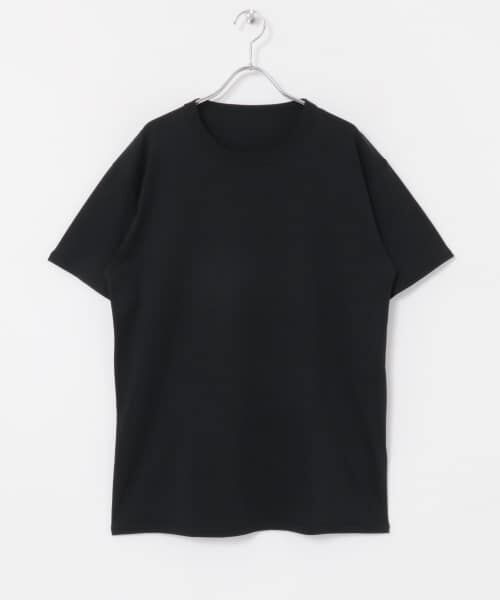 ＊＊URBAN RESEARCH / アーバンリサーチ Tシャツ | 『UR TECH』クルーネックTシャツ（BLACK）