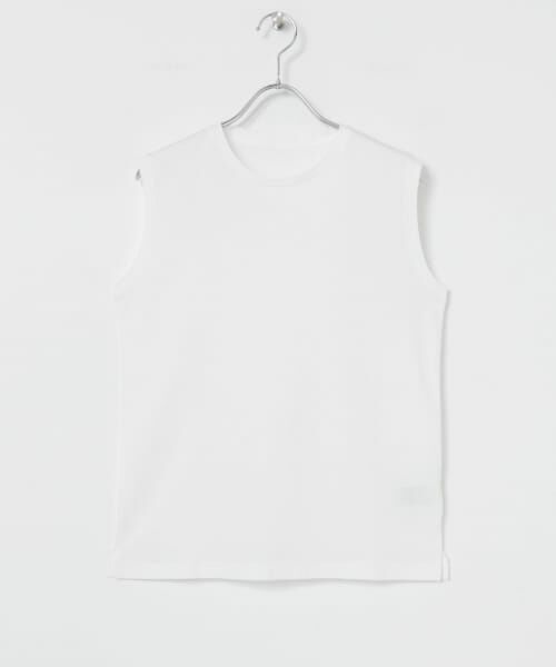 ＊＊URBAN RESEARCH / アーバンリサーチ Tシャツ | 『UR TECH』ノースリーブカットソー（WHITE）