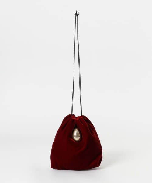 ＊＊URBAN RESEARCH / アーバンリサーチ ショルダーバッグ | 『一部別注カラー』JAMIRAY　EGGVELVET D/S PUFFER BAG（別注RED）
