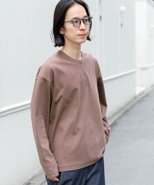 再値下げします！　アルチビオ新品 ナイロンシャツ　36 セール】 シルケットポンチロングスリーブ （Tシャツ