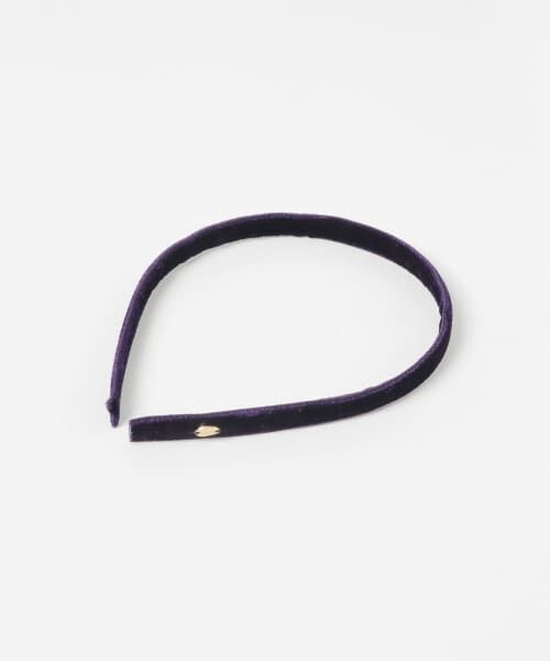 ＊＊URBAN RESEARCH / アーバンリサーチ カチューシャ・カチューム・その他 | IRIS47　Velvet headband（navy）