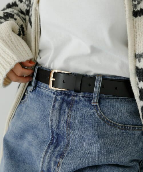 ＊＊URBAN RESEARCH / アーバンリサーチ ベルト・サスペンダー | ロングレザーベルト（GOLD）